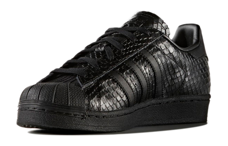 (WMNS) adidas originals Superstar SneakersShoes 'Black' S76147