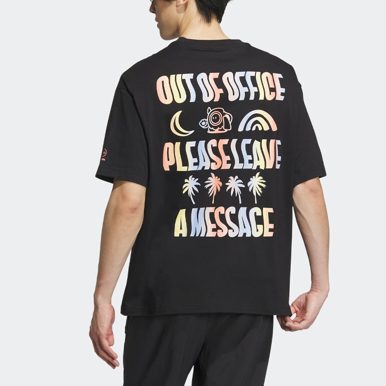 adidas T-Shirts Asia Sizing 'Black' IA6746