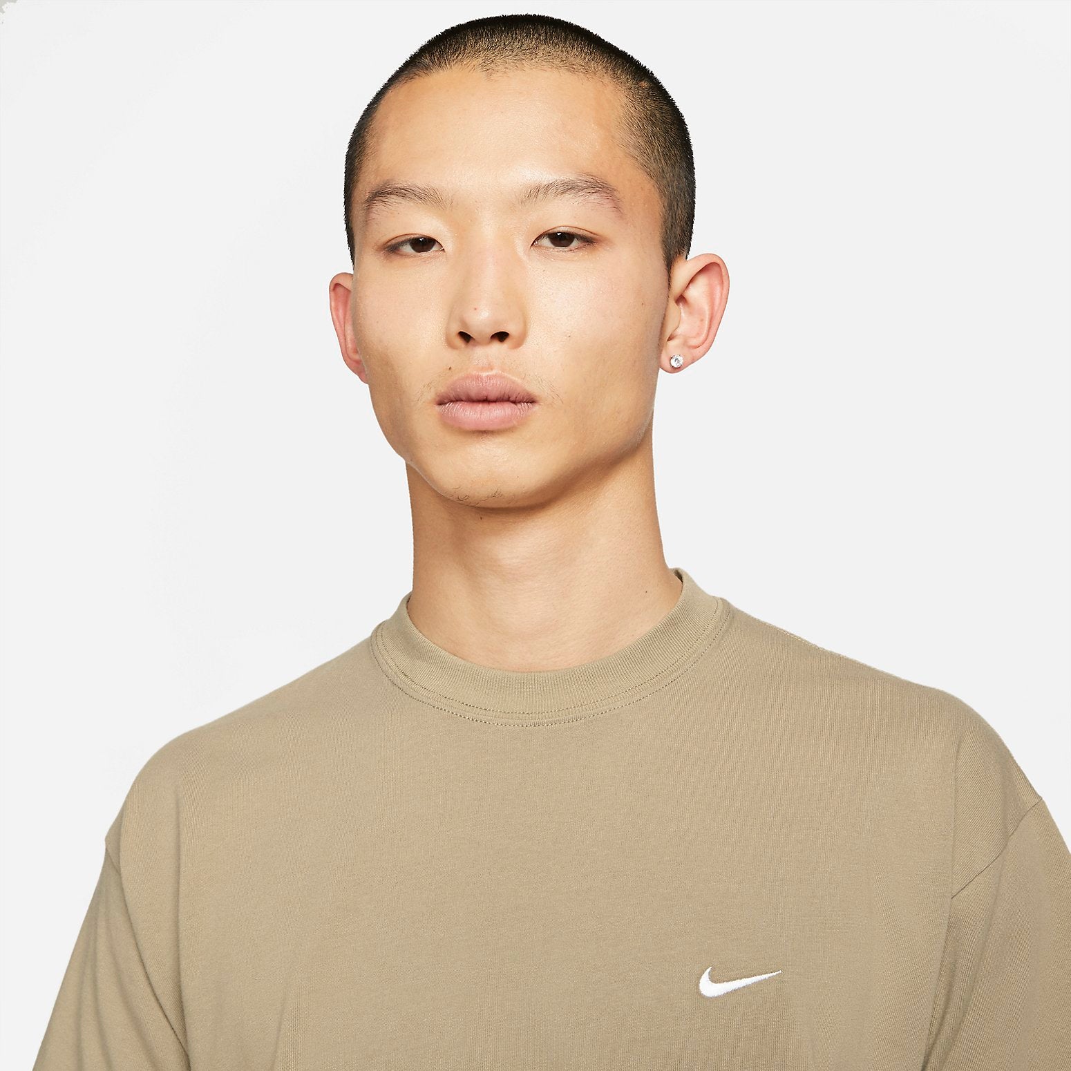 Nike Solo Swoosh Tee 'Khaki' DA0321-247