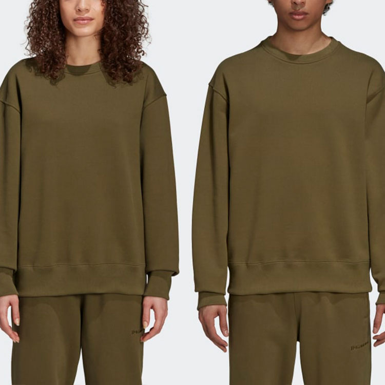 adidas x Pharrell Sports Basic Sweatshirt 'Olive Green' H58308