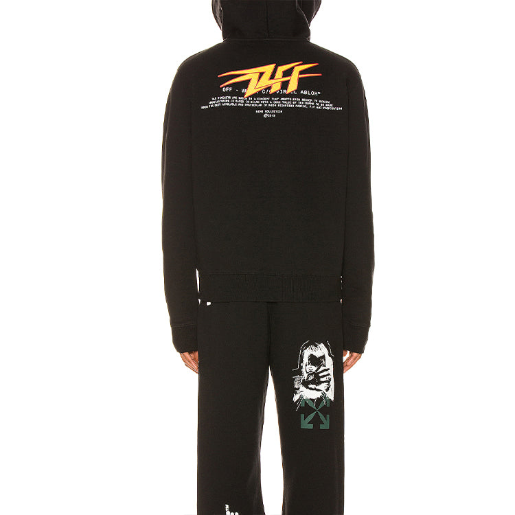 Off-White FW20 Mens Thunder Letter Slim Logo Sweater OMBB034E20FLE0081018