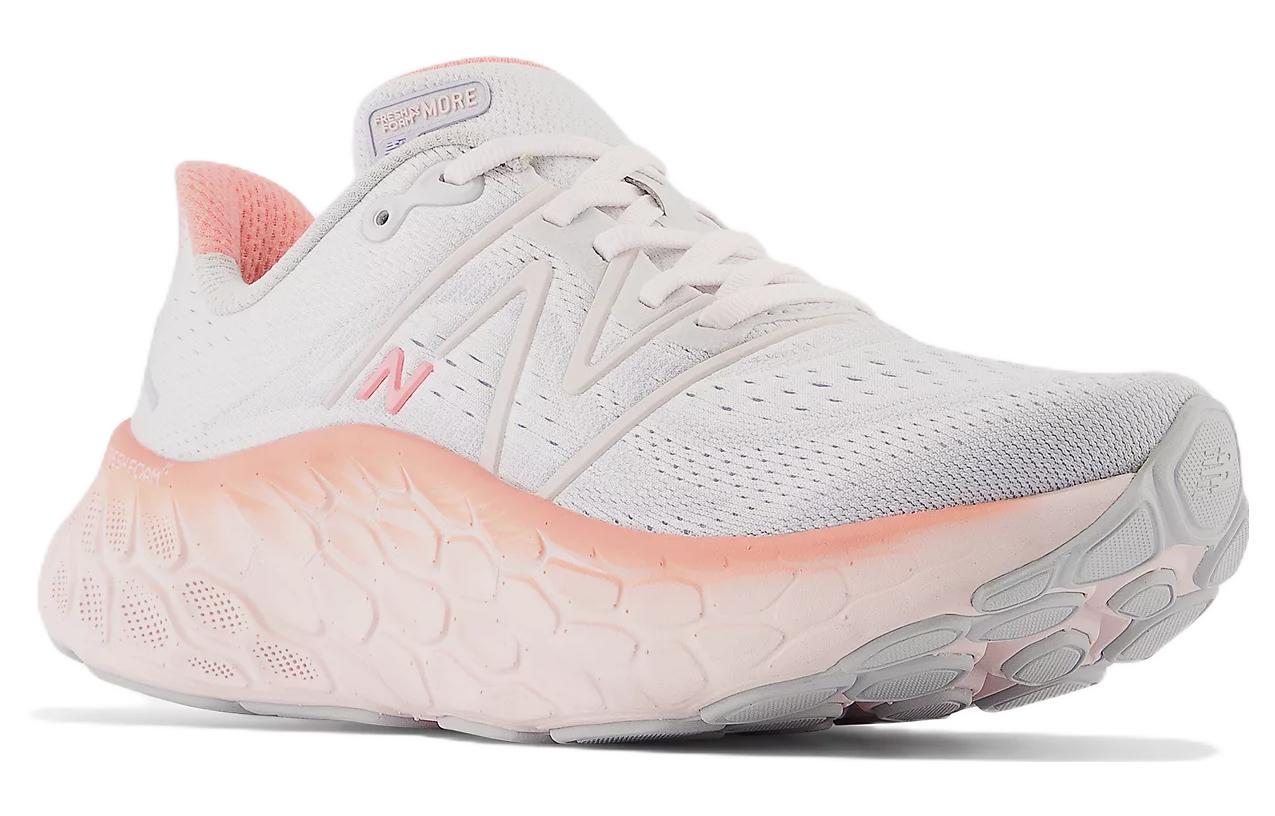 (WMNS) New Balance Fresh Foam X More V4 Standard 'Quartz Grey Washed Pink' WMORCM4