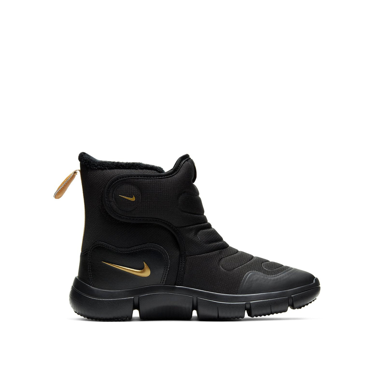 (GS) Nike Novice Boot 'Black/Wolf Grey/Metallic Gold' AV8337-001