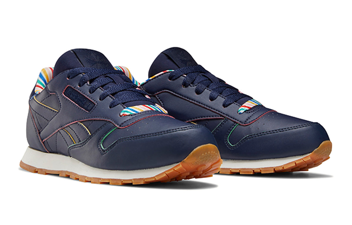 (GS) Reebok Classic Leather 'Colorful Stripe' FW6117