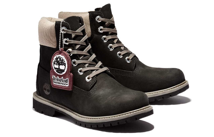 (WMNS) Timberland Premium 6 Inch Waterproof Boot 'Black Nubuck' TB0A2MCC001