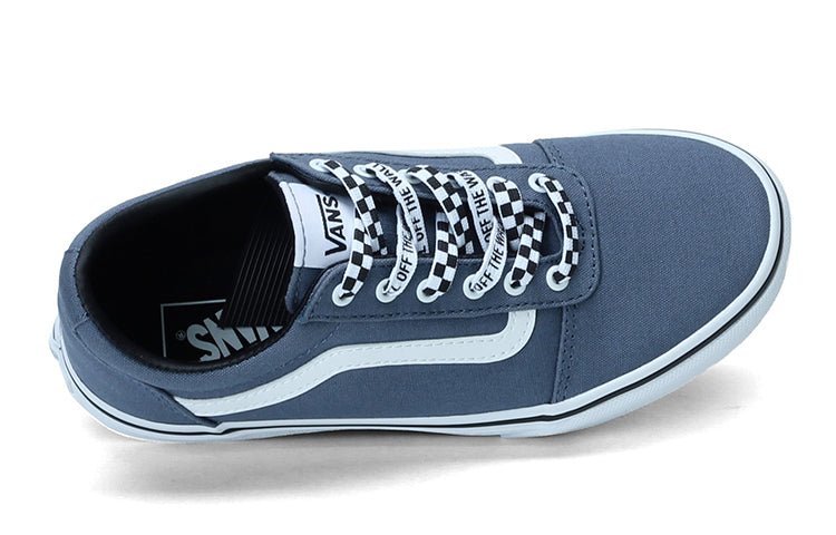 Vans Ward Non-Slip Breathable Low Tops Casual Skateboarding Shoes Big Boys Blue VN0A38J9XXO