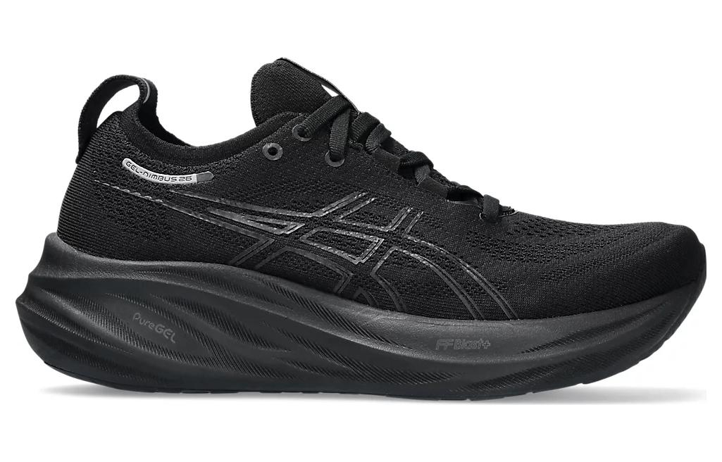 (WMNS) ASICS Gel-Nimbus 26 Wide 'Triple Black' 1012B602-002