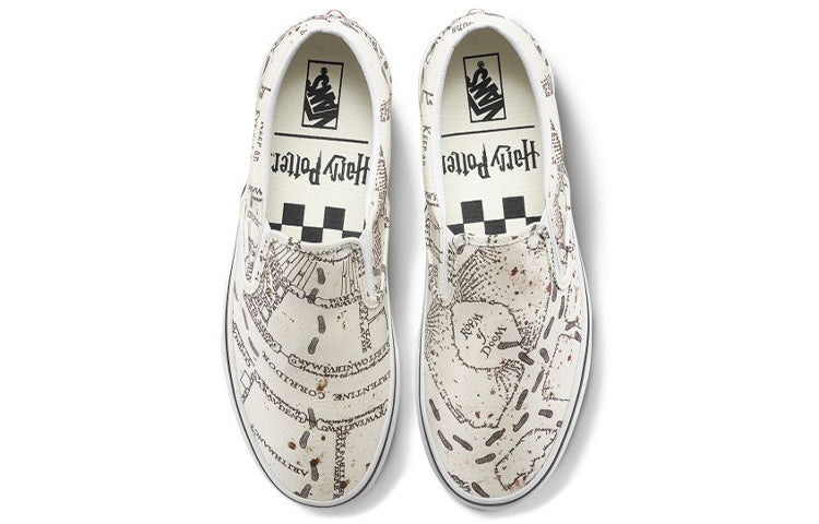 Vans Harry Potter x Classic Slip-On 'Marauder's Map' VN0A4BV3V3C