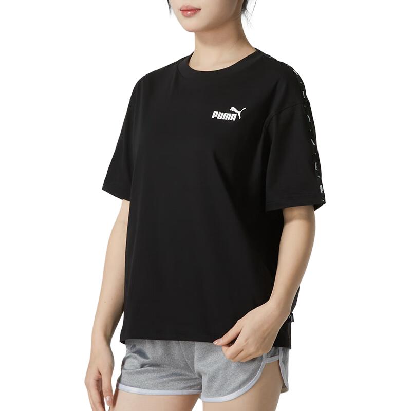 (WMNS) PUMA Running Sportswear T-Shirt 'Black' 685585-01