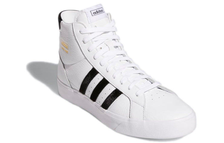 adidas originals Basket Profi Cozy Wear-Resistant Skate Shoes White Black Unisex 'White Black' GZ8552