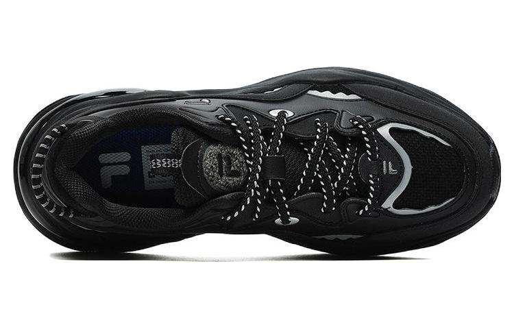 (WMNS) FILA FUSION Bubble Sneakers 'Black' T12W241302FBQ