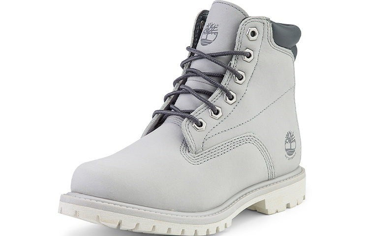 (WMNS) Timberland Waterville 6 Inch Wide Fit Waterproof Boots 'Light Grey' A2M1U