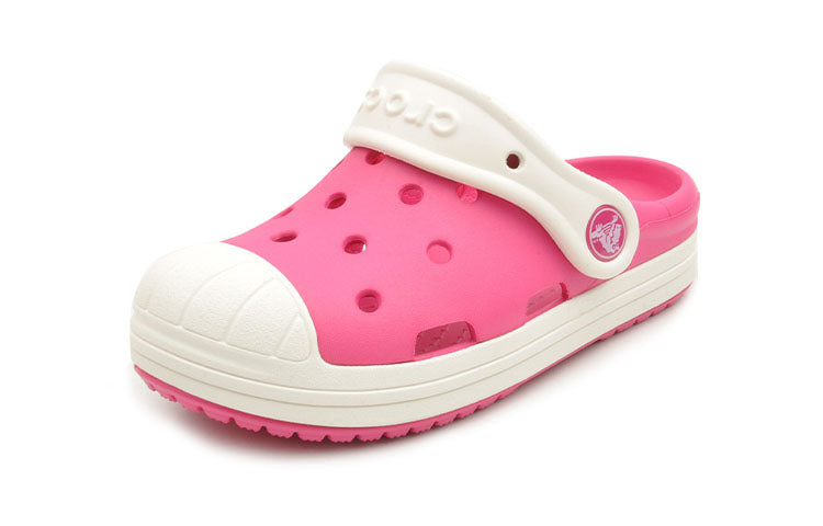 (PS) Crocs Small Crocs Outdoor Flat Heel Sports Pink Sandals 202282-6MI
