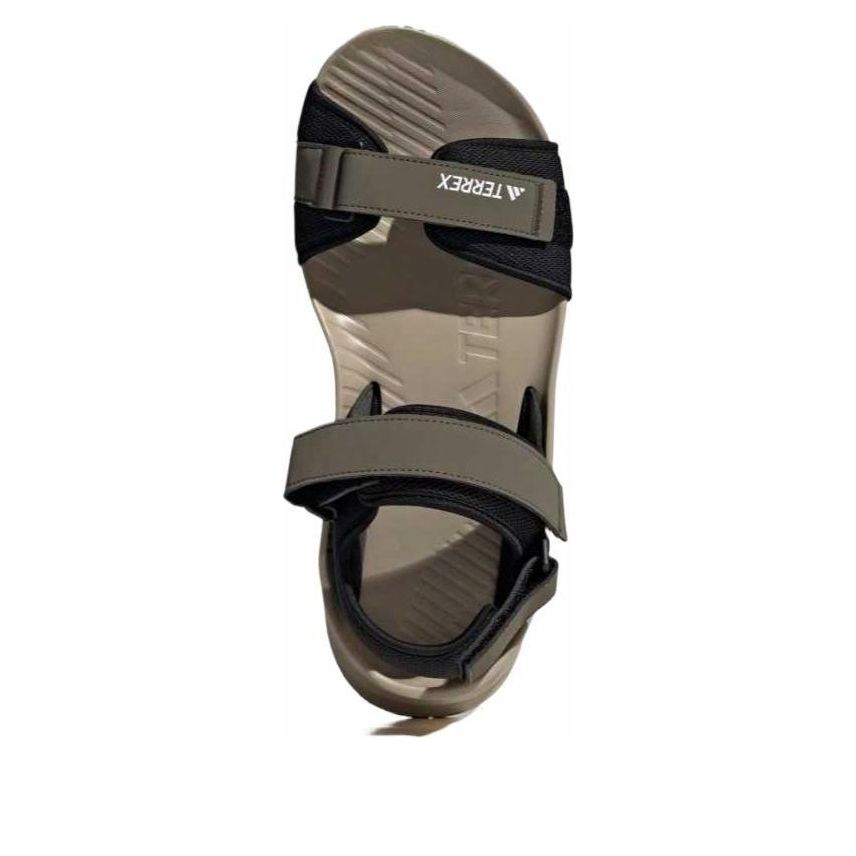adidas Terrex Hydroterra Sandals 'Olive Strata Core Black Wonder Beige' JQ2236