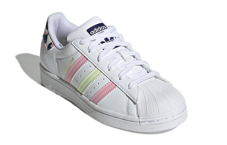 (GS) adidas Originals Superstar 'White Floral' GY3330