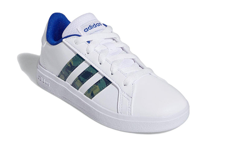 (GS) adidas Neo Grand Court Base 2.0 'Cloud White Royal Blue' GV6796