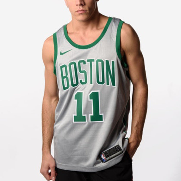 Nike Kyrie Irving City Edition Swingman Jersey SW Graygreen 912077-014