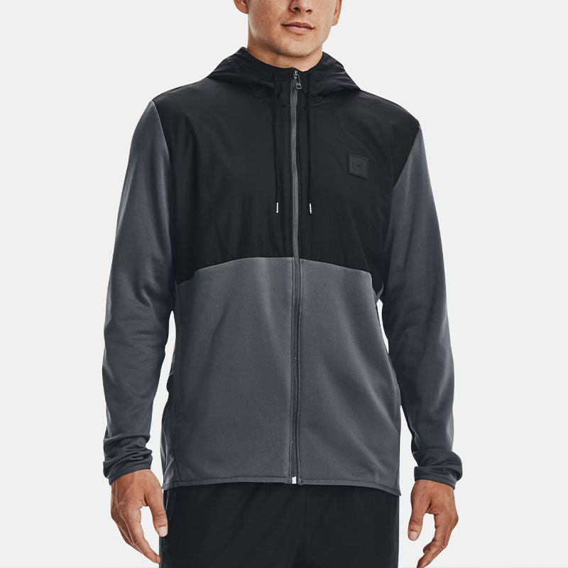 Under Armour Fleece Storm Full-Zip Hoodie 'Grey Black' 1373850-012