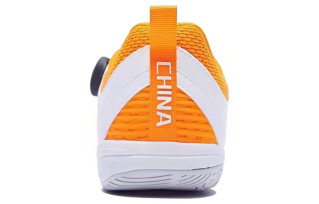Li-Ning Mage Pro Table Tennis Shoes 'White Orange' APTT001-2