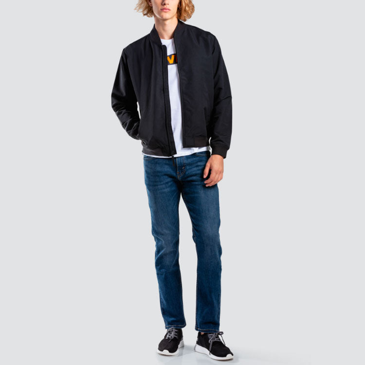 Men's Levis Knit Stand Collar Jacket Black 23594-0009