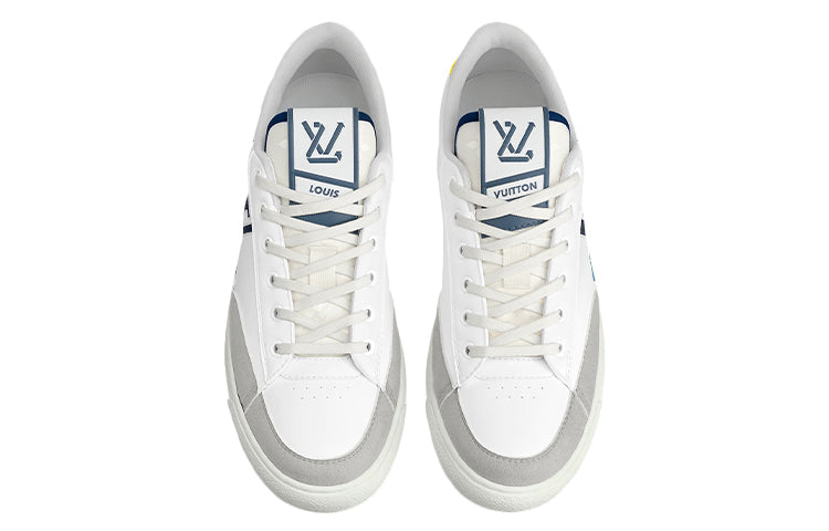 LOUIS VUITTON LV Charlie Sneakers 'Blue Yellow' 1A9JLR