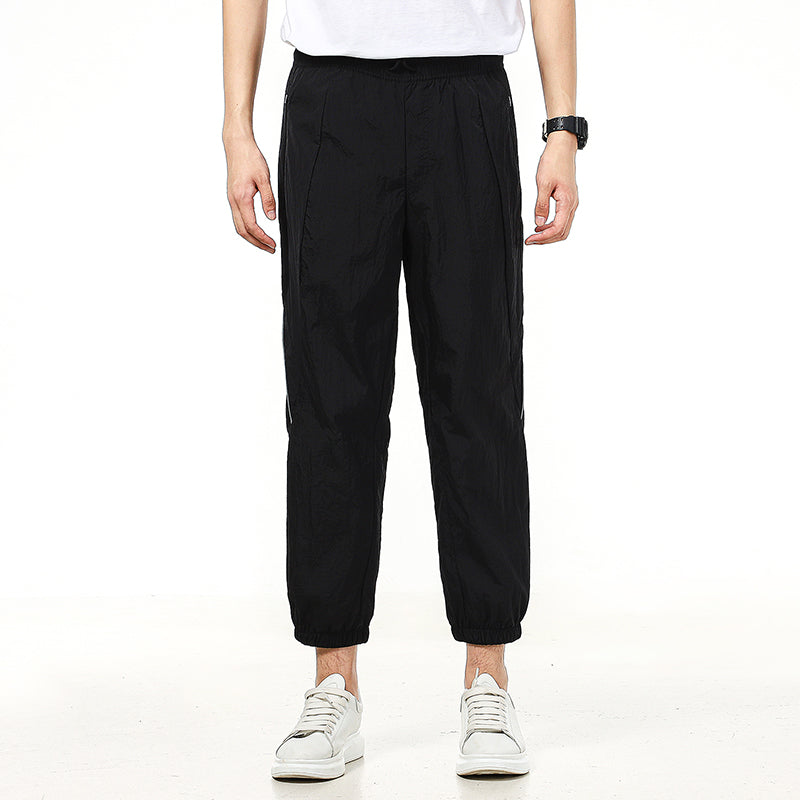 adidas Athleisure Casual Sports Breathable Running Long Pants Black H39252