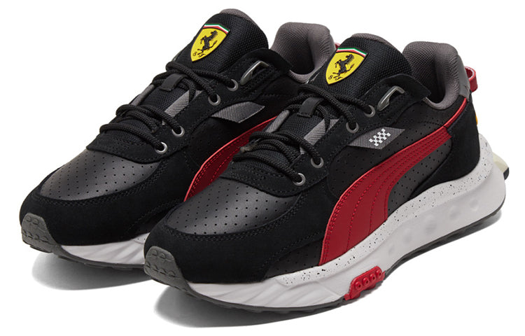 PUMA Scuderia Ferrari x Wild Rider 'Black Rosso Corsa' 306937-01
