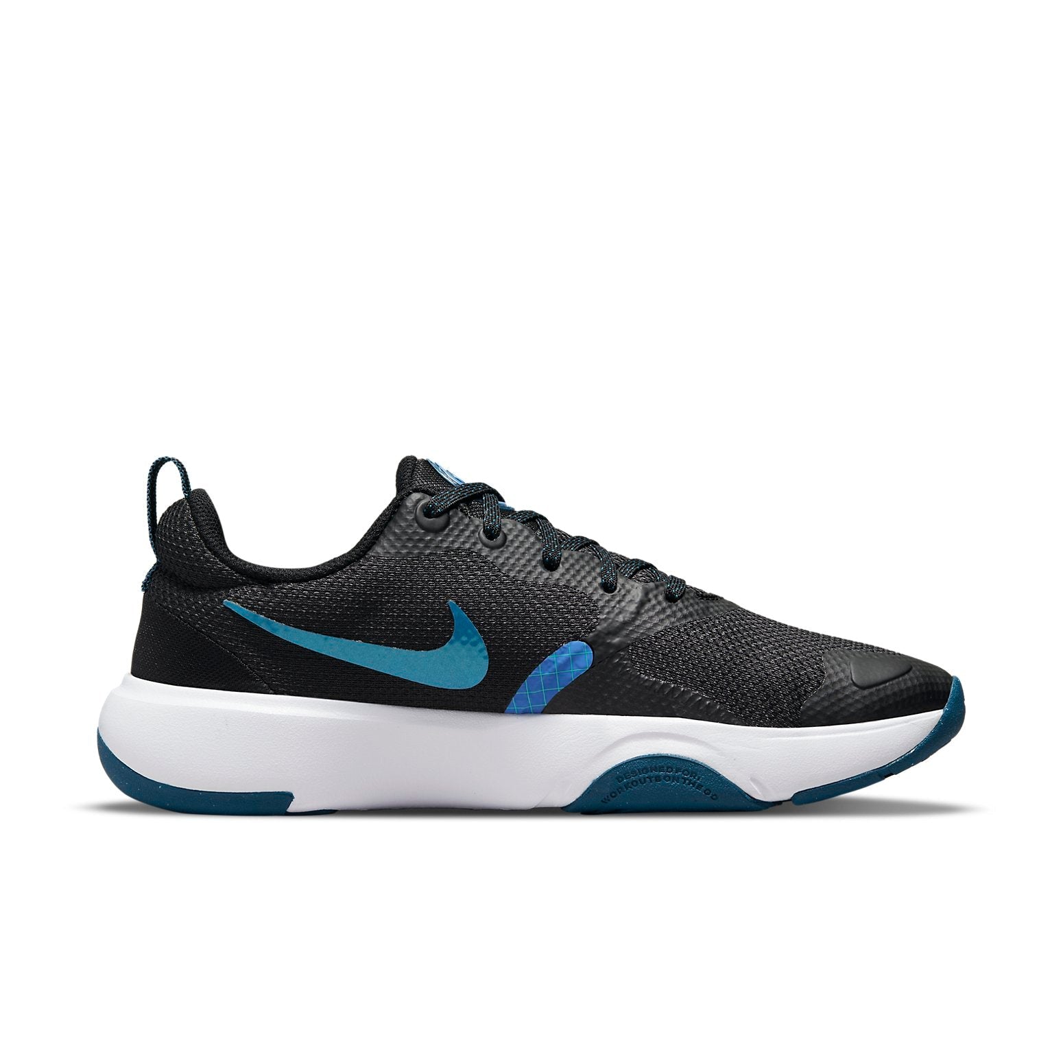 (WMNS) Nike City Rep TR Trainer Low-Top Training Shoes Black/Blue DA1351-045