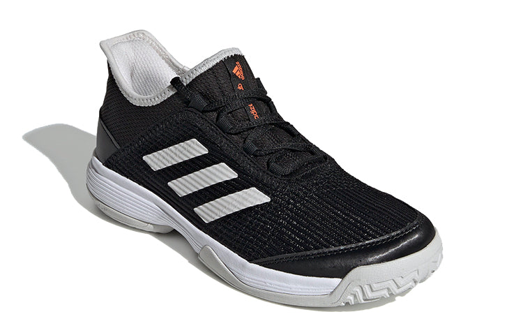 (GS) adidas Adizero Club J Shoes Black/Grey EF0601