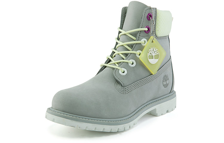 (WMNS) Timberland Premium 6 Inch Waterproof Wide Fit Boot 'Grey Nubuck' A2HWUW