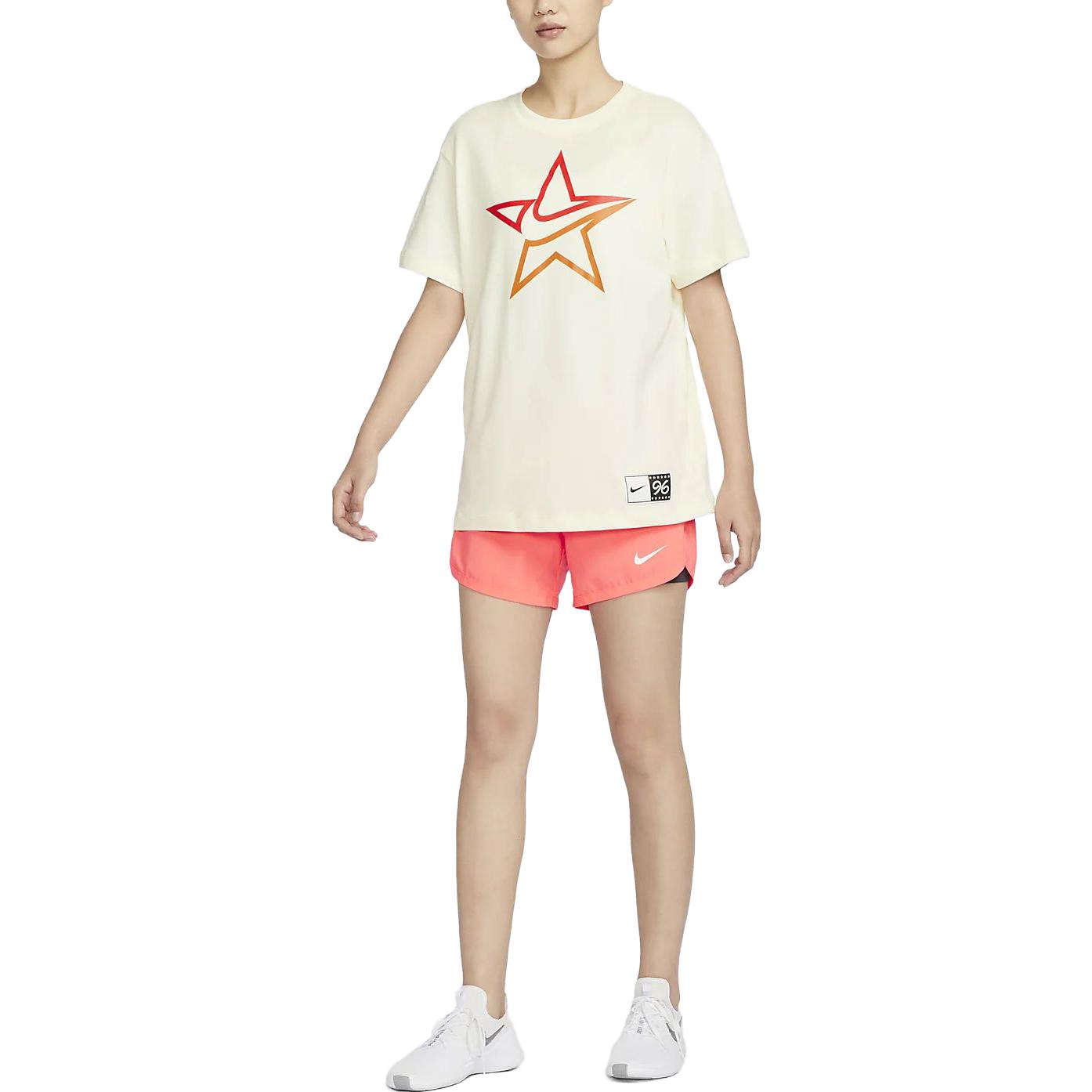 (WMNS) Nike Dri Fit Swoosh Fly T-shirt 'Coconut Milk' FD5061-113