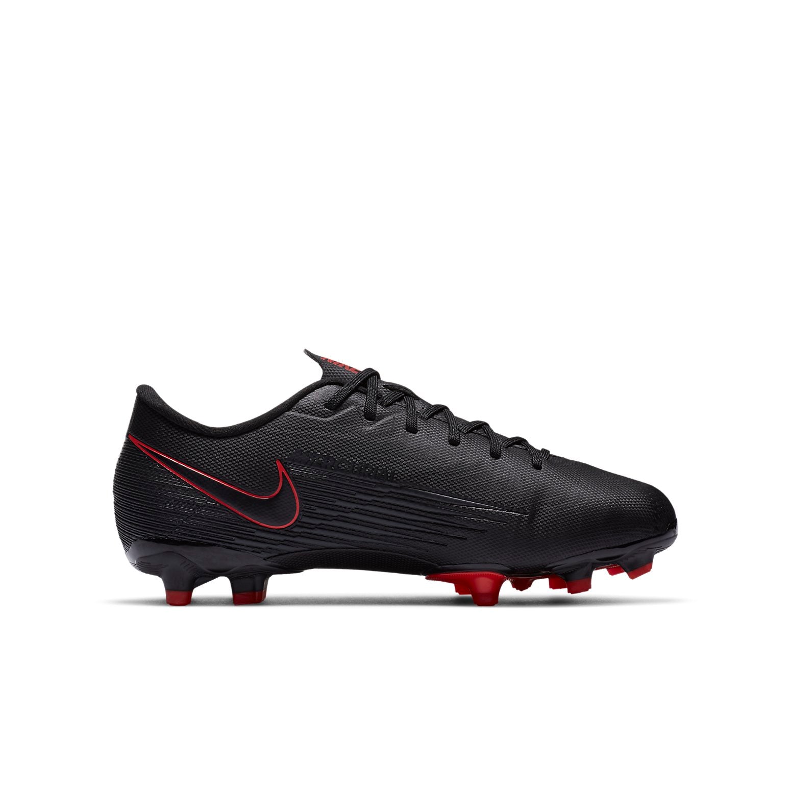 (GS) Nike Jr. Mercurial Vapor 13 Academy MG 'Black Red' AT8123-060