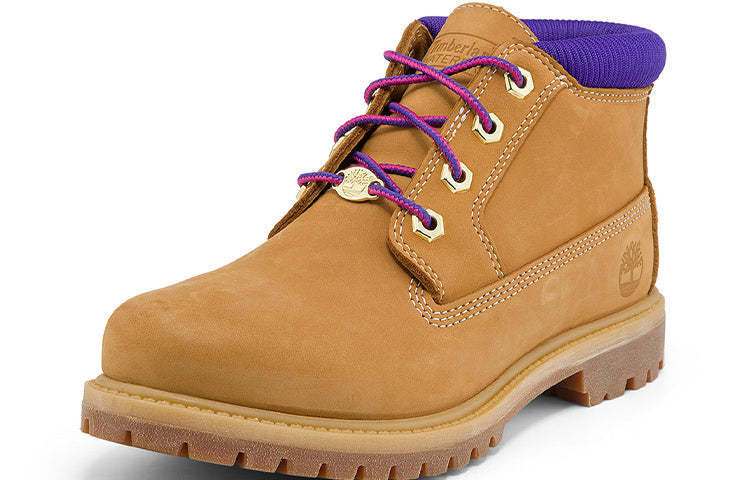 (WMNS) Timberland Nellie Waterproof Chukka Boots 'Wheat Purple' A2JSJW