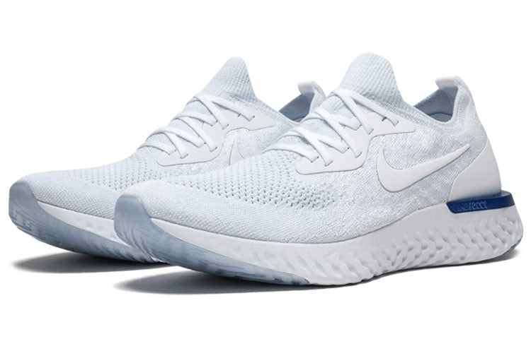 Nike Epic React Flyknit 'White Racer Blue' AQ0067-100