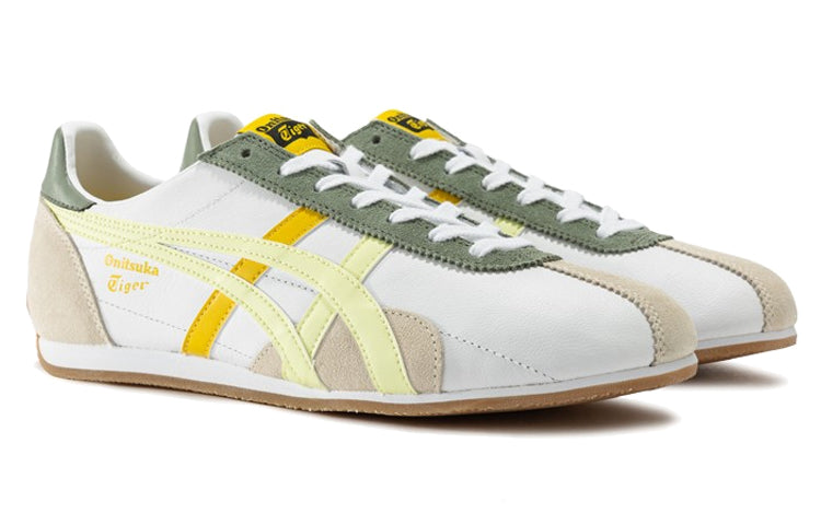 Onitsuka Tiger Runspark Shoes 'White Olive Green Yellow' 1183B480-102