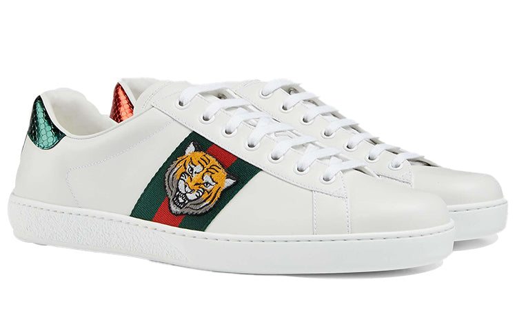 Gucci Ace Embroidered 'Tiger' 457132-02JP0-9064