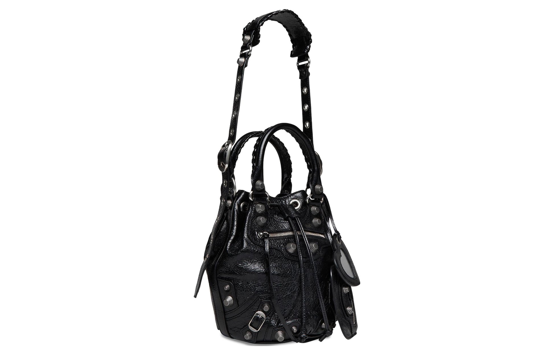 (WMNS) Balenciaga Le Cagole Small Bucket Bag 'Black' 7024321VG9Y1000