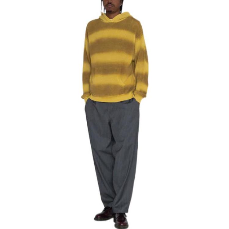 Stussy Spray Dyed Hoodie 'Yellow' 117149