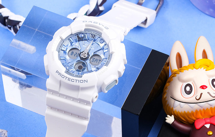 CASIO Baby G BA-130 Series 'White Blue' BA-130-7A2