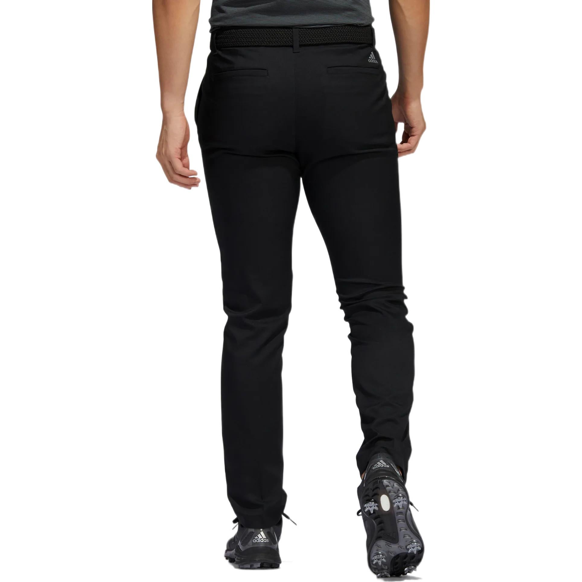 Men's adidas Solid Color Straight Golf Sports Pants/Trousers/Joggers Black HA6206