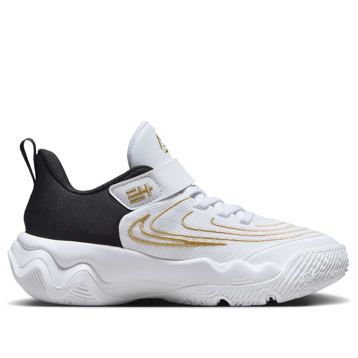 (PS) Nike Giannis Immortality 4 'White Black Metallic Gold'  FZ6733-100