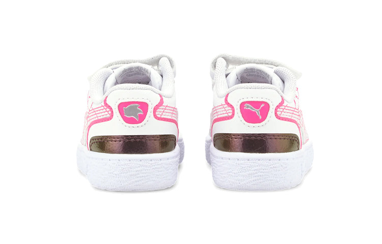 (TD) SEGA x PUMA Ralph Sampson Leisure Sneakers White 'Pink Blue' 373790-02