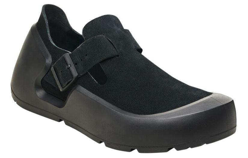 Birkenstock Reykjavik Nubuk Leather Shoes 'Black' 1027471
