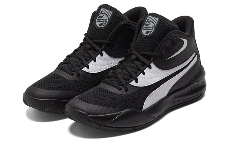 PUMA Triple Mid 'Black White' 376451-09