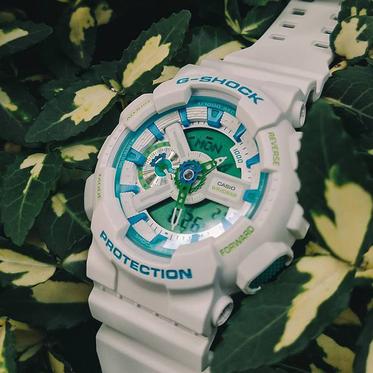 CASIO G-Shock Analog-Digital 'White' GA-110WG-7A