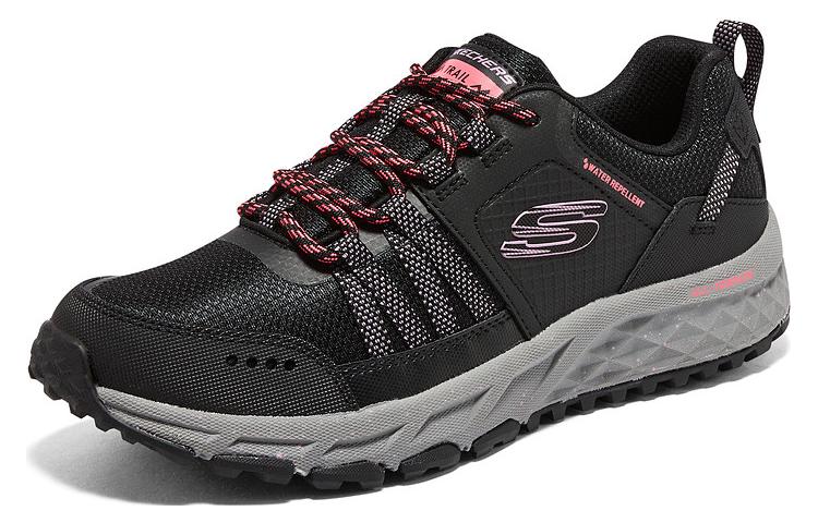 (WMNS) Skechers Outdoor Trekking Low Cut 'Black Red Grey' 180061C-BKHP