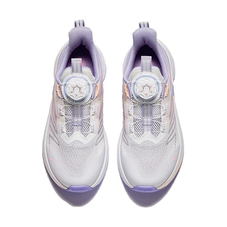 (GS) ANTA Running Series Sneakers 'White Purple Pink' 322425511-3