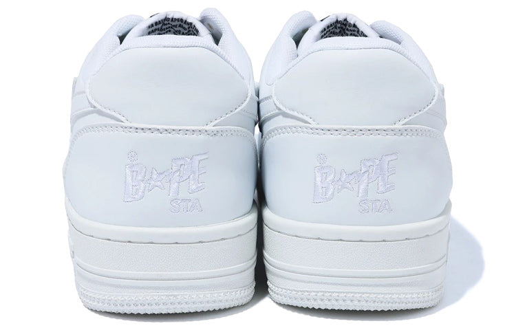A BATHING APE Bape STA Low M2 'All White' 1F70-191-006-WHT