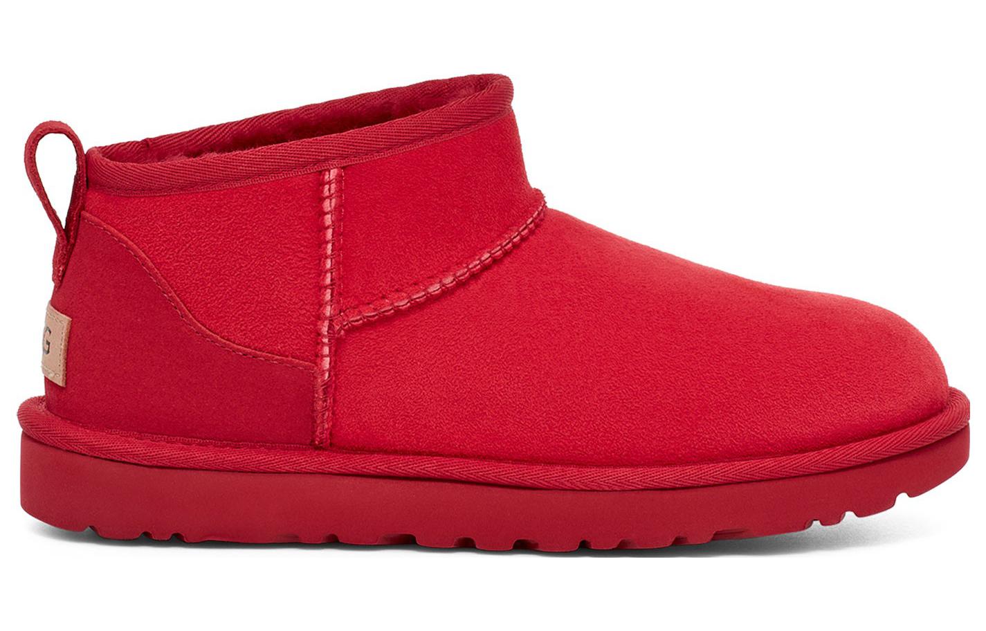 (WMNS) UGG Classic Ultra Mini Boot 'Samba Red' 1116109-SRTL