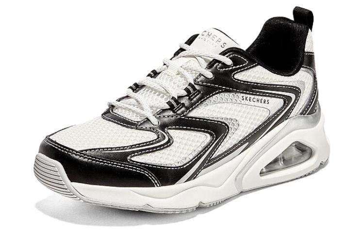 (WMNS) Skechers Tres-Air Uno Vision-airy 'White Black' 177425-WBK